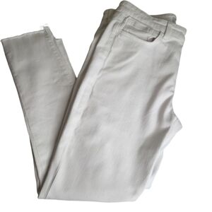 JOE’S WHITE JEANS, Sz 38‎ Raw Hem